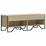 vidaXL Dulap TV, stejar sonoma, 122x34x41 cm, lemn prelucrat vidaXL Dulap TV, stejar sonoma, 122x34x41 cm, lemn prelucrat
