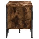 vidaXL Dulap TV, stejar fumuriu, 122x34x41 cm, lemn prelucrat