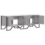 vidaXL Dulap TV, gri sonoma, 122x34x41 cm, lemn prelucrat