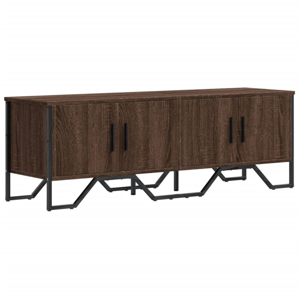 vidaXL Dulap TV, stejar maro, 122x34x41 cm, lemn prelucrat
