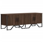 vidaXL Dulap TV, stejar maro, 122x34x41 cm, lemn prelucrat vidaXL Dulap TV, stejar maro, 122x34x41 cm, lemn prelucrat