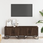vidaXL Dulap TV, stejar maro, 122x34x41 cm, lemn prelucrat vidaXL Dulap TV, stejar maro, 122x34x41 cm, lemn prelucrat