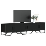 vidaXL Dulap TV, negru, 180x34x41 cm, lemn prelucrat vidaXL Dulap TV, negru, 180x34x41 cm, lemn prelucrat