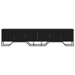 vidaXL Dulap TV, negru, 180x34x41 cm, lemn prelucrat vidaXL Dulap TV, negru, 180x34x41 cm, lemn prelucrat