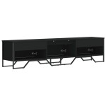 vidaXL Dulap TV, negru, 180x34x41 cm, lemn prelucrat vidaXL Dulap TV, negru, 180x34x41 cm, lemn prelucrat
