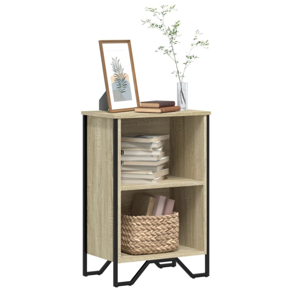 vidaXL Bibliotecă, stejar sonoma, 50x31x74,5 cm, lemn prelucrat