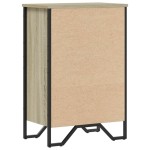 vidaXL Bibliotecă, stejar sonoma, 50x31x74,5 cm, lemn prelucrat vidaXL Bibliotecă, stejar sonoma, 50x31x74,5 cm, lemn prelucrat