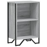 vidaXL Bibliotecă, gri sonoma, 50x31x74,5 cm, lemn prelucrat vidaXL Bibliotecă, gri sonoma, 50x31x74,5 cm, lemn prelucrat