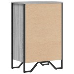vidaXL Bibliotecă, gri sonoma, 50x31x74,5 cm, lemn prelucrat vidaXL Bibliotecă, gri sonoma, 50x31x74,5 cm, lemn prelucrat