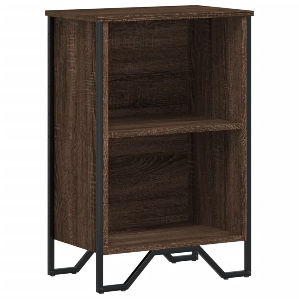 vidaXL Bibliotecă, stejar maro, 50x31x74,5 cm, lemn prelucrat