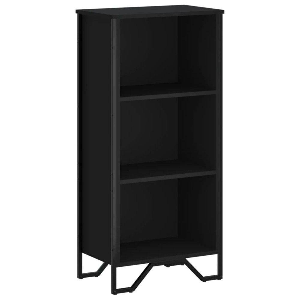 vidaXL Bibliotecă, negru, 50x31x106 cm, lemn prelucrat