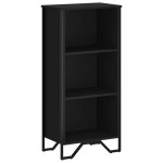 vidaXL Bibliotecă, negru, 50x31x106 cm, lemn prelucrat