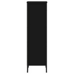 vidaXL Bibliotecă, negru, 50x31x106 cm, lemn prelucrat