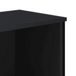 vidaXL Bibliotecă, negru, 50x31x106 cm, lemn prelucrat