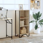 vidaXL Bibliotecă, stejar sonoma, 50x31x106 cm, lemn prelucrat vidaXL Bibliotecă, stejar sonoma, 50x31x106 cm, lemn prelucrat