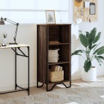 vidaXL Bibliotecă, stejar maro, 50x31x106 cm, lemn prelucrat vidaXL Bibliotecă, stejar maro, 50x31x106 cm, lemn prelucrat