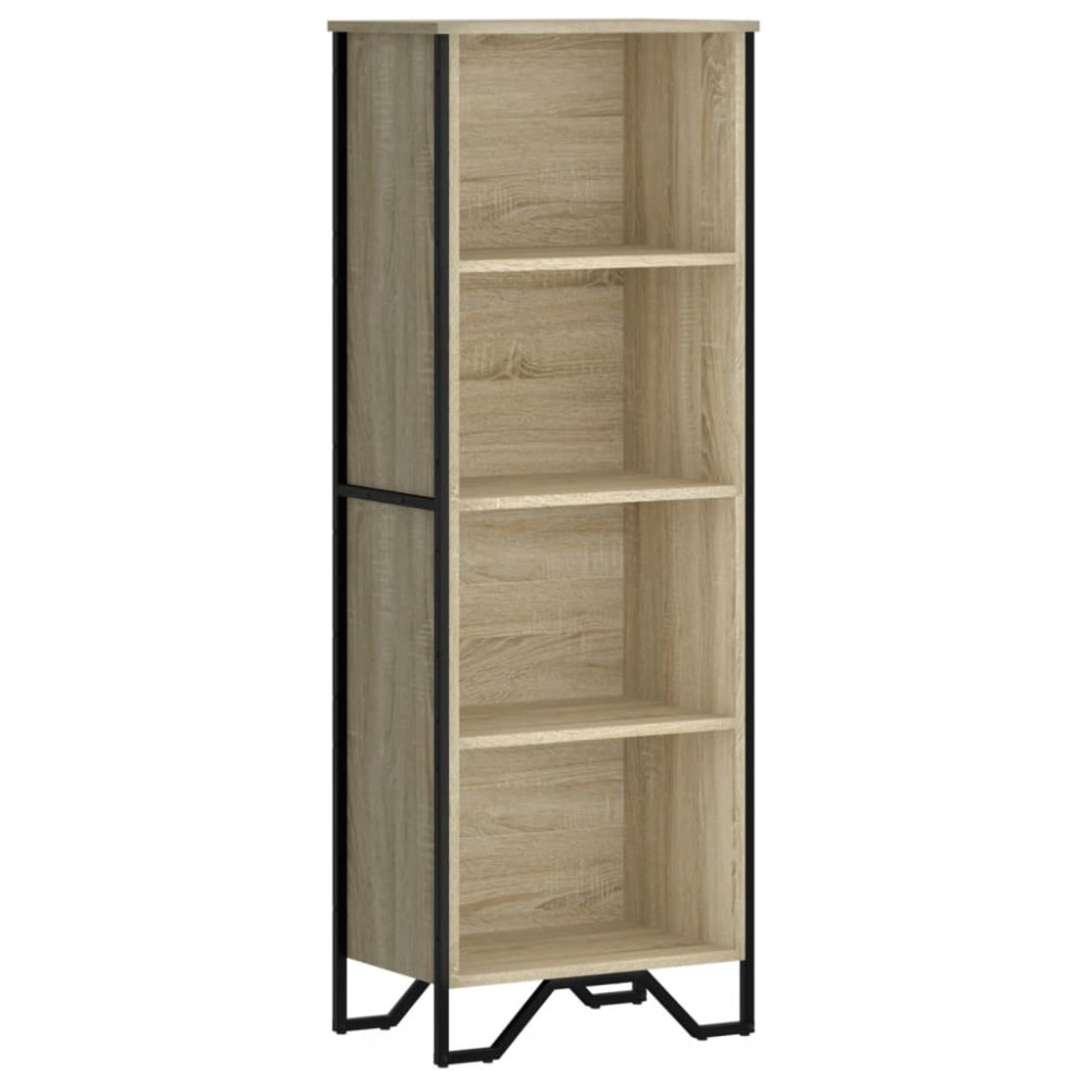 vidaXL Bibliotecă, stejar sonoma, 50x31x137,5 cm, lemn prelucrat