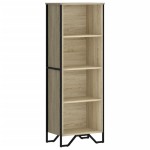 vidaXL Bibliotecă, stejar sonoma, 50x31x137,5 cm, lemn prelucrat