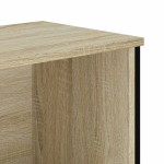 vidaXL Bibliotecă, stejar sonoma, 50x31x137,5 cm, lemn prelucrat