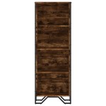 vidaXL Bibliotecă, stejar fumuriu, 50x31x137,5 cm, lemn prelucrat vidaXL Bibliotecă, stejar fumuriu, 50x31x137,5 cm, lemn prelucrat