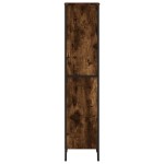 vidaXL Bibliotecă, stejar fumuriu, 50x31x137,5 cm, lemn prelucrat vidaXL Bibliotecă, stejar fumuriu, 50x31x137,5 cm, lemn prelucrat