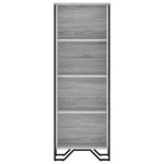 vidaXL Bibliotecă, gri sonoma, 50x31x137,5 cm, lemn prelucrat vidaXL Bibliotecă, gri sonoma, 50x31x137,5 cm, lemn prelucrat