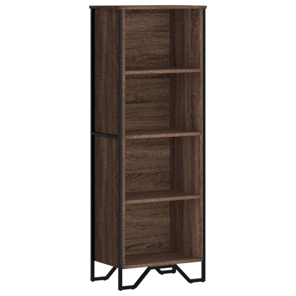 vidaXL Bibliotecă, stejar maro, 50x31x137,5 cm, lemn prelucrat