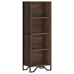 vidaXL Bibliotecă, stejar maro, 50x31x137,5 cm, lemn prelucrat vidaXL Bibliotecă, stejar maro, 50x31x137,5 cm, lemn prelucrat