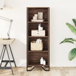 vidaXL Bibliotecă, stejar maro, 50x31x137,5 cm, lemn prelucrat vidaXL Bibliotecă, stejar maro, 50x31x137,5 cm, lemn prelucrat