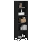 vidaXL Bibliotecă, negru, 50x31x169 cm, lemn prelucrat vidaXL Bibliotecă, negru, 50x31x169 cm, lemn prelucrat