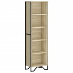 vidaXL Bibliotecă, stejar sonoma, 50x31x169 cm, lemn prelucrat vidaXL Bibliotecă, stejar sonoma, 50x31x169 cm, lemn prelucrat