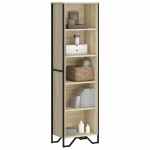 vidaXL Bibliotecă, stejar sonoma, 50x31x169 cm, lemn prelucrat vidaXL Bibliotecă, stejar sonoma, 50x31x169 cm, lemn prelucrat