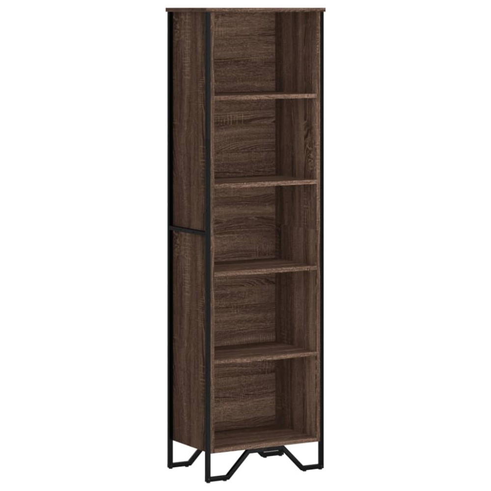 vidaXL Bibliotecă, stejar maro, 50x31x169 cm, lemn prelucrat