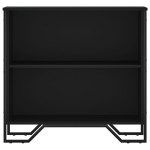 vidaXL Bibliotecă, negru, 80x31x74,5 cm, lemn prelucrat vidaXL Bibliotecă, negru, 80x31x74,5 cm, lemn prelucrat