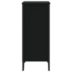 vidaXL Bibliotecă, negru, 80x31x74,5 cm, lemn prelucrat vidaXL Bibliotecă, negru, 80x31x74,5 cm, lemn prelucrat