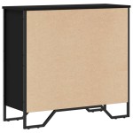 vidaXL Bibliotecă, negru, 80x31x74,5 cm, lemn prelucrat vidaXL Bibliotecă, negru, 80x31x74,5 cm, lemn prelucrat