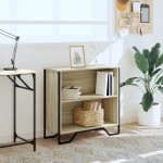 vidaXL Bibliotecă, stejar sonoma, 80x31x74,5 cm, lemn prelucrat vidaXL Bibliotecă, stejar sonoma, 80x31x74,5 cm, lemn prelucrat