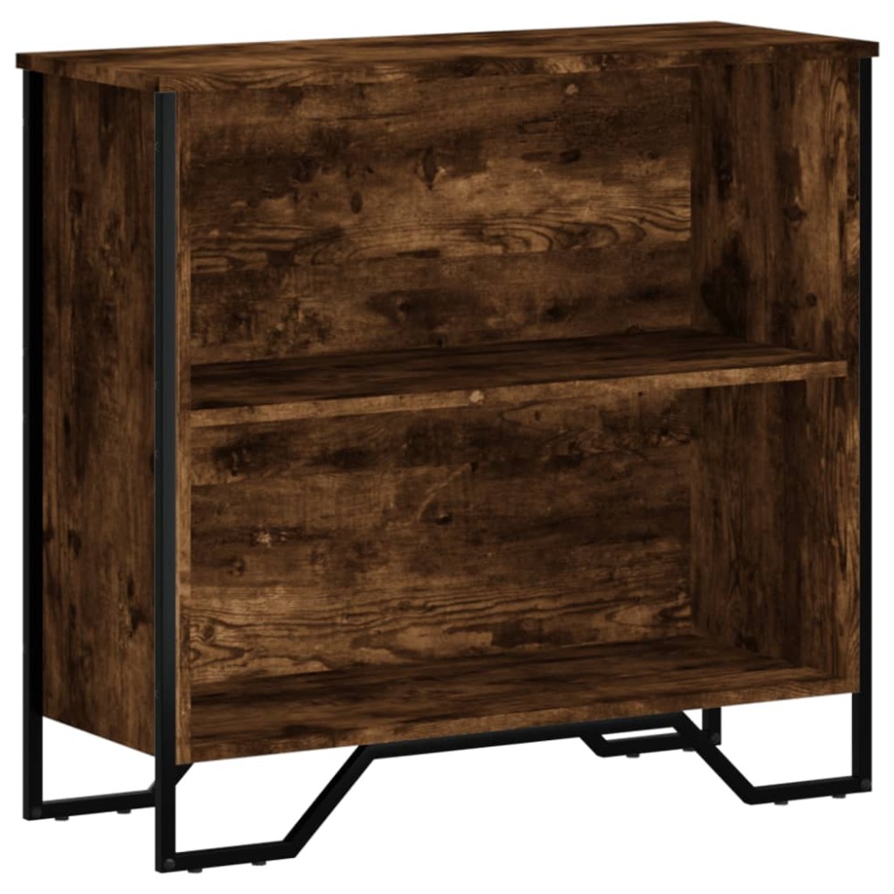 vidaXL Bibliotecă, stejar fumuriu, 80x31x74,5 cm, lemn prelucrat