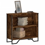 vidaXL Bibliotecă, stejar fumuriu, 80x31x74,5 cm, lemn prelucrat vidaXL Bibliotecă, stejar fumuriu, 80x31x74,5 cm, lemn prelucrat