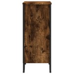vidaXL Bibliotecă, stejar fumuriu, 80x31x74,5 cm, lemn prelucrat vidaXL Bibliotecă, stejar fumuriu, 80x31x74,5 cm, lemn prelucrat