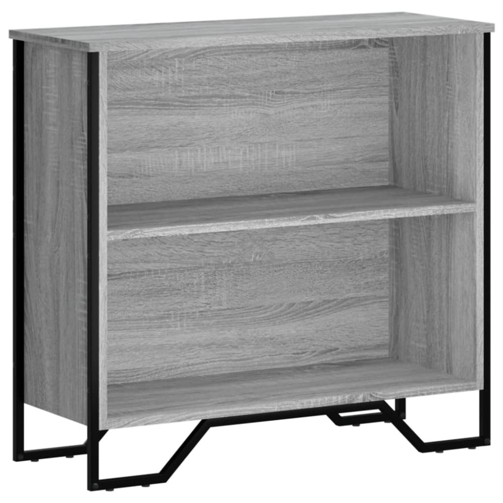 vidaXL Bibliotecă, gri sonoma, 80x31x74,5 cm, lemn prelucrat