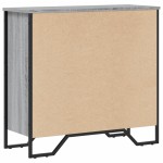 vidaXL Bibliotecă, gri sonoma, 80x31x74,5 cm, lemn prelucrat vidaXL Bibliotecă, gri sonoma, 80x31x74,5 cm, lemn prelucrat