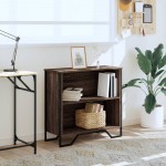 vidaXL Bibliotecă, stejar maro, 80x31x74,5 cm, lemn prelucrat vidaXL Bibliotecă, stejar maro, 80x31x74,5 cm, lemn prelucrat