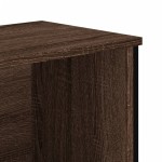 vidaXL Bibliotecă, stejar maro, 80x31x74,5 cm, lemn prelucrat vidaXL Bibliotecă, stejar maro, 80x31x74,5 cm, lemn prelucrat