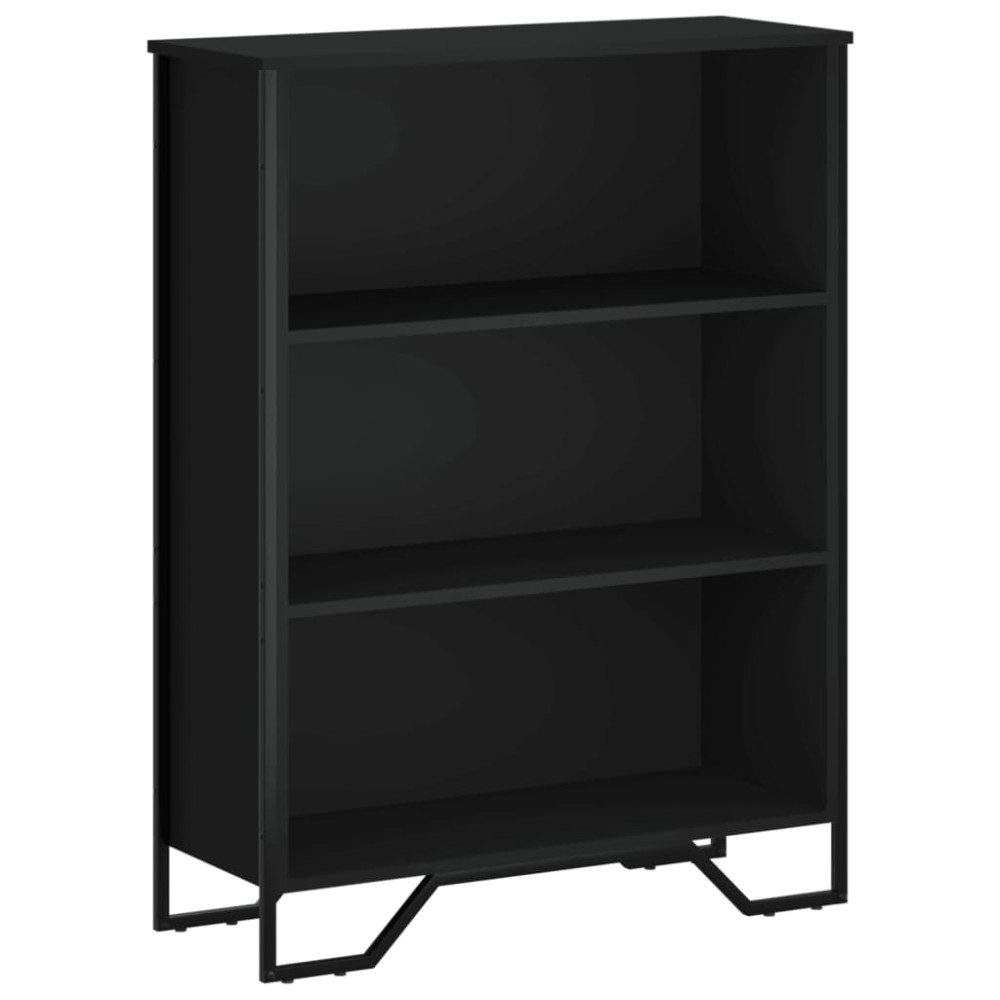 vidaXL Bibliotecă, negru, 80x31x106 cm, lemn prelucrat