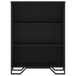 vidaXL Bibliotecă, negru, 80x31x106 cm, lemn prelucrat vidaXL Bibliotecă, negru, 80x31x106 cm, lemn prelucrat