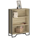 vidaXL Bibliotecă, stejar sonoma, 80x31x106 cm, lemn prelucrat vidaXL Bibliotecă, stejar sonoma, 80x31x106 cm, lemn prelucrat