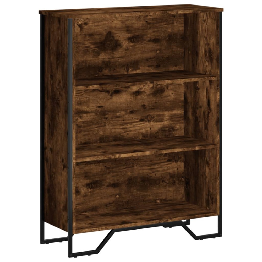 vidaXL Bibliotecă, stejar fumuriu, 80x31x106 cm, lemn prelucrat