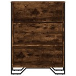 vidaXL Bibliotecă, stejar fumuriu, 80x31x106 cm, lemn prelucrat