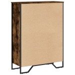 vidaXL Bibliotecă, stejar fumuriu, 80x31x106 cm, lemn prelucrat